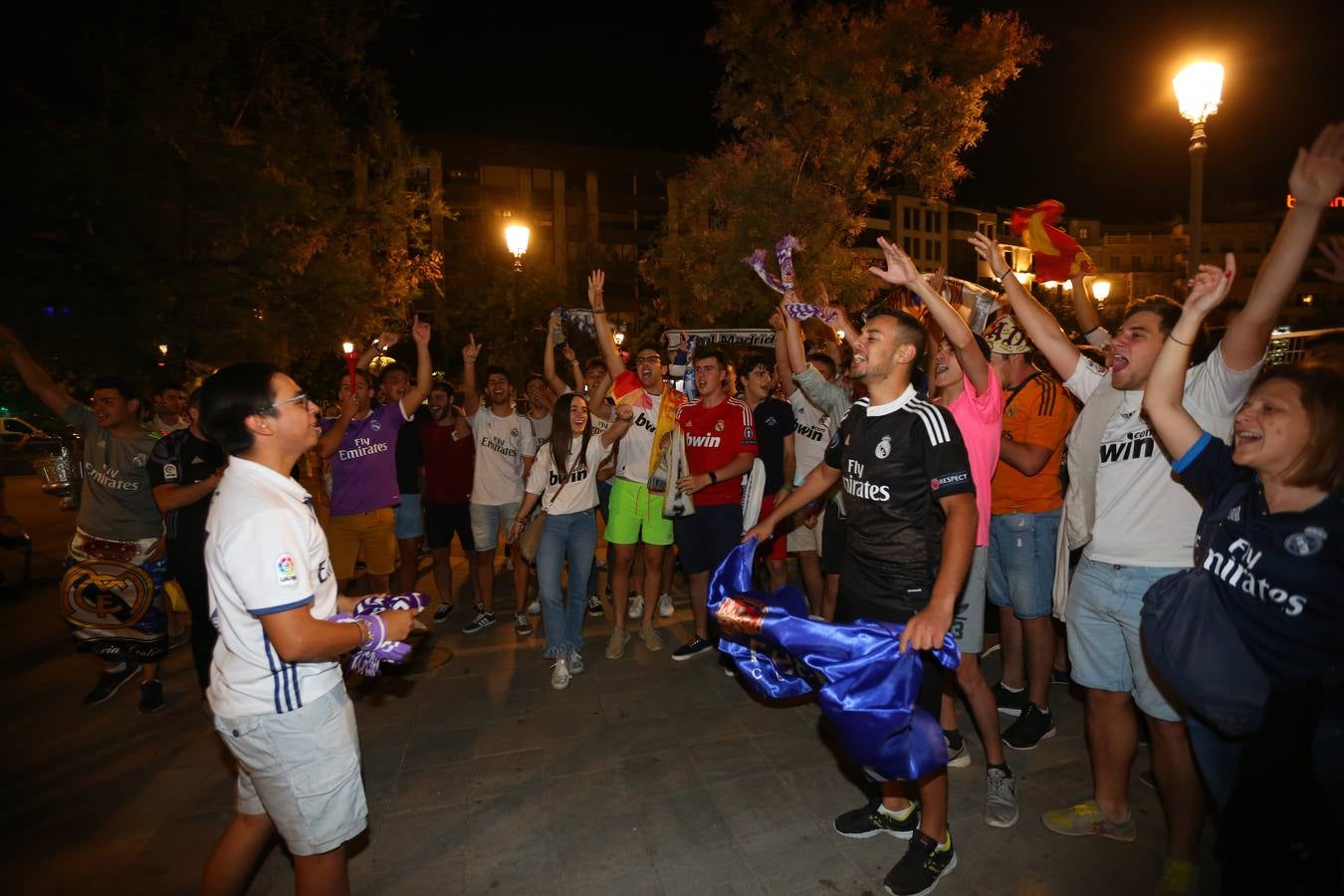 Granada celebra la victoria del Real Madrid