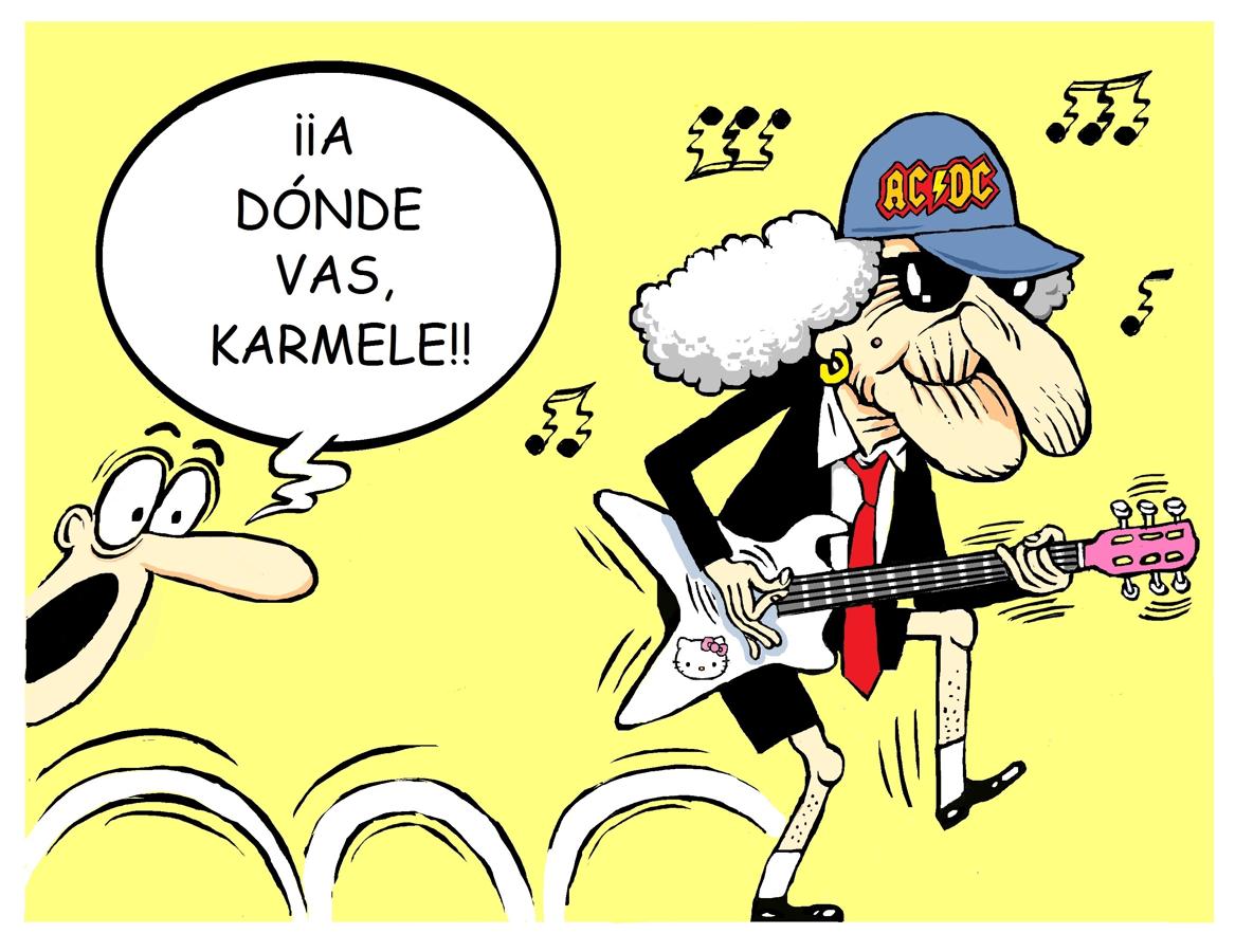 Granada es ciudad del rock y así lo entendió mi abuela, que ahora mismo se pasea siempre con gafas de sol y con una chupa negra.