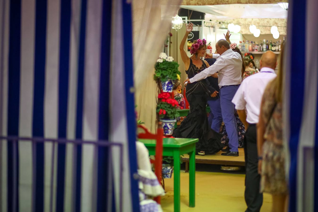 Primera noche de feria en Almanjáyar