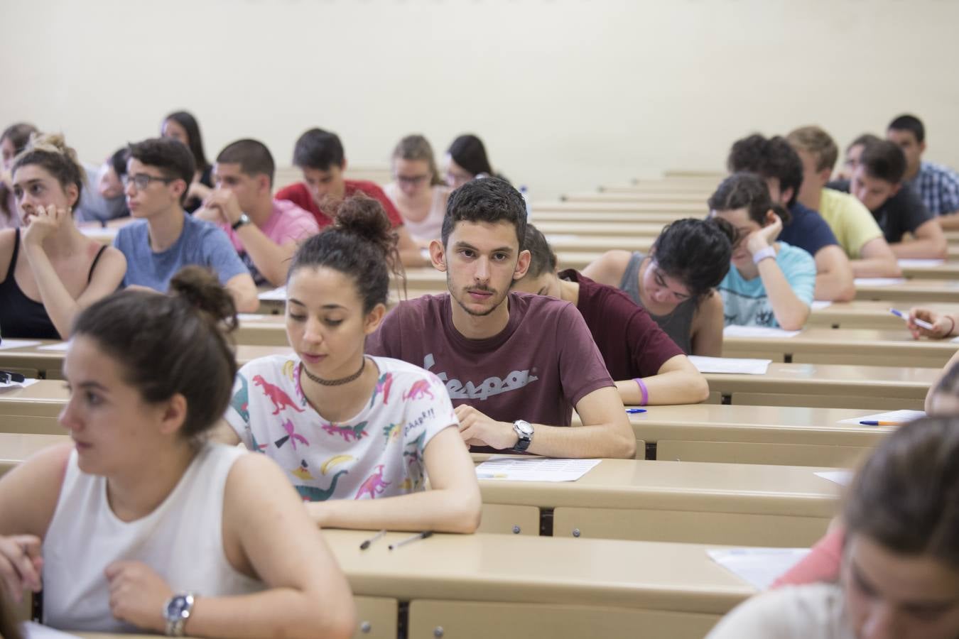 Los nervios afloran en el primer día de Selectividad