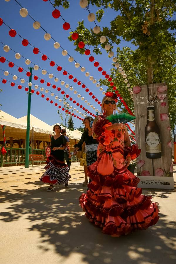 Ambiente del lunes en el Corpus
