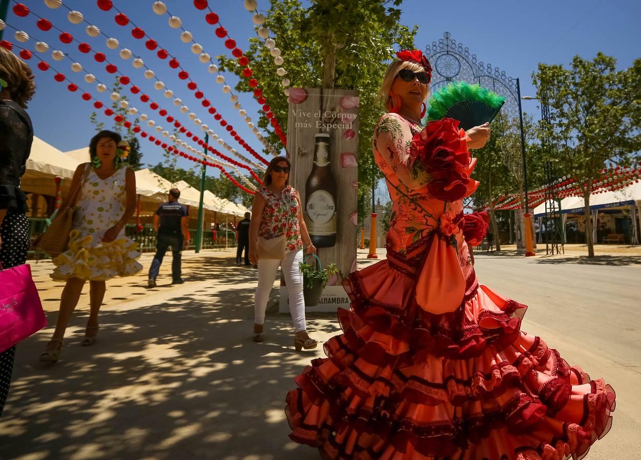 Ambiente del lunes en el Corpus