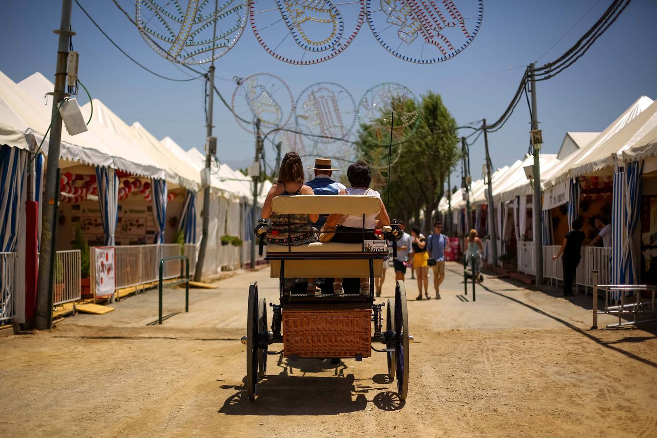 Ambiente del lunes en el Corpus