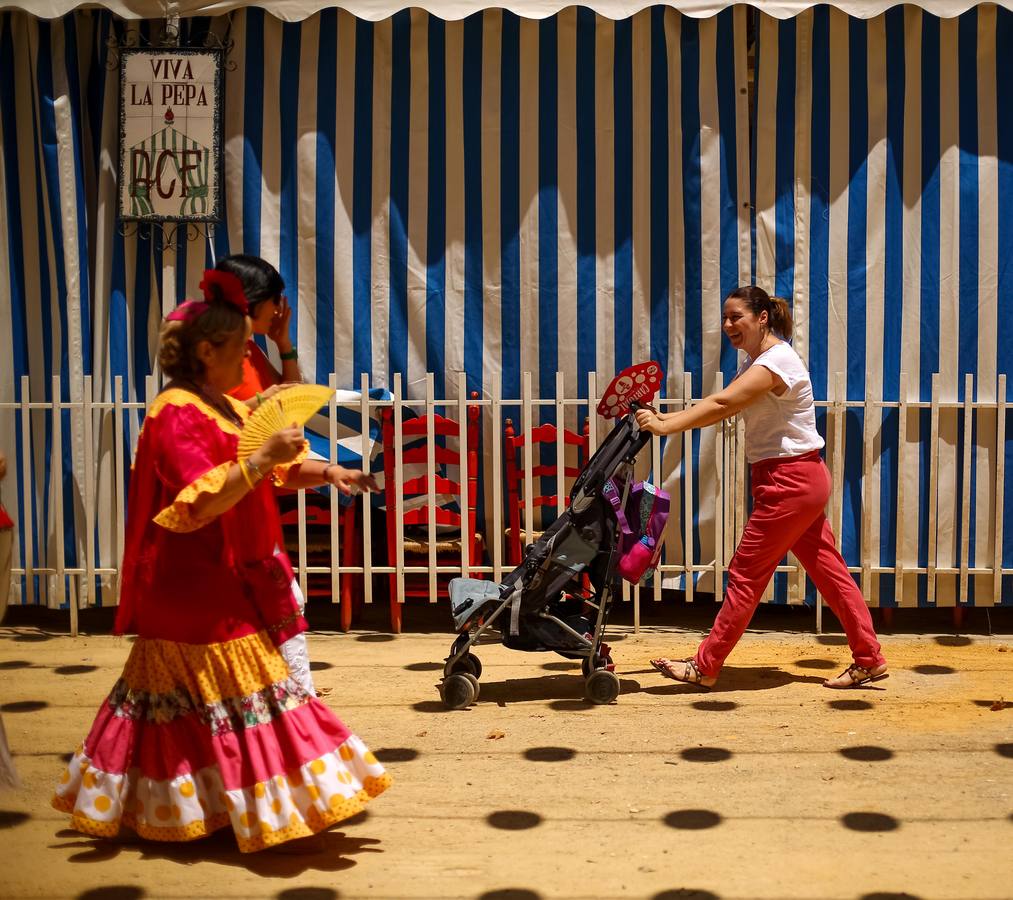Ambiente del lunes en el Corpus