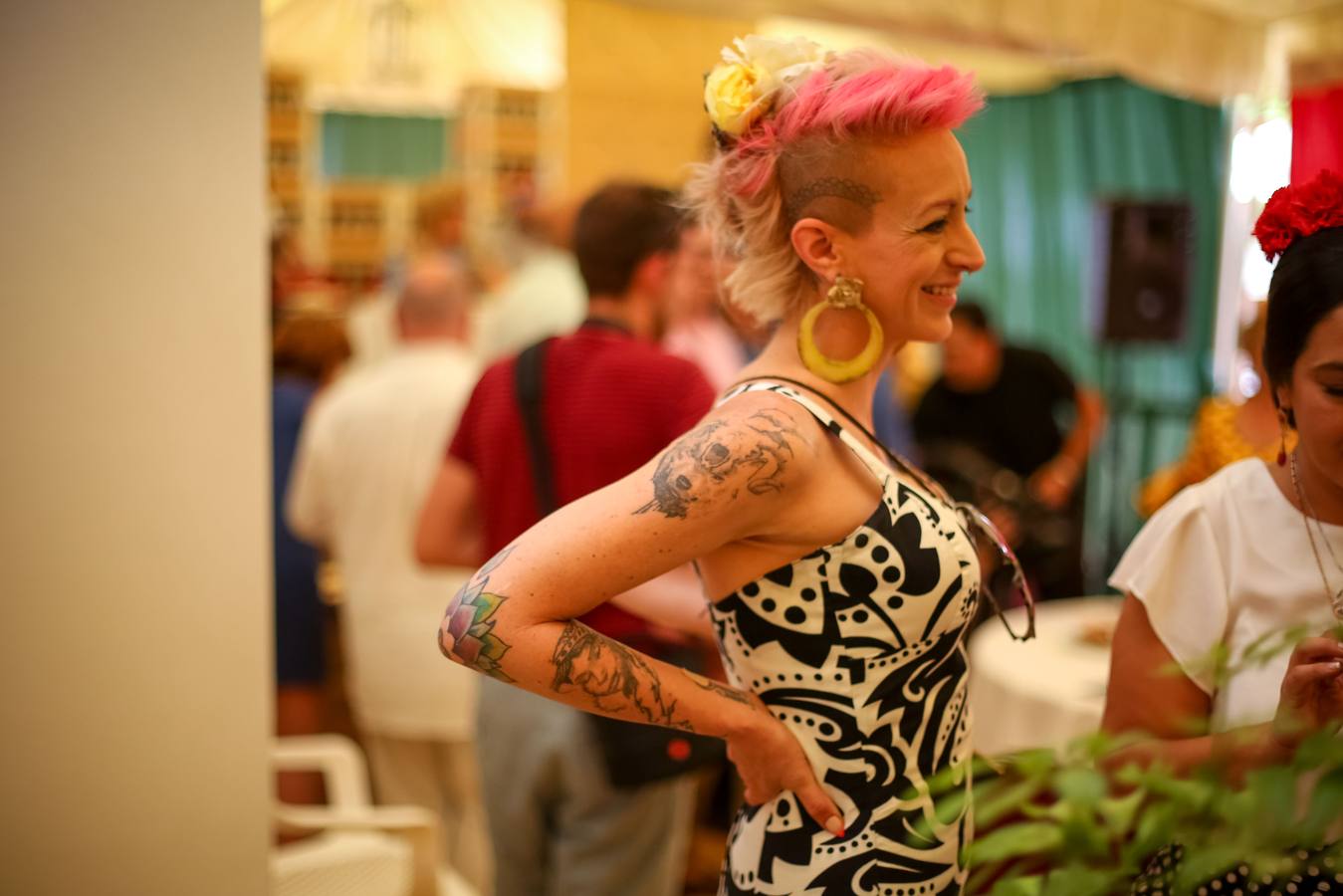 Ambiente del lunes en el Corpus