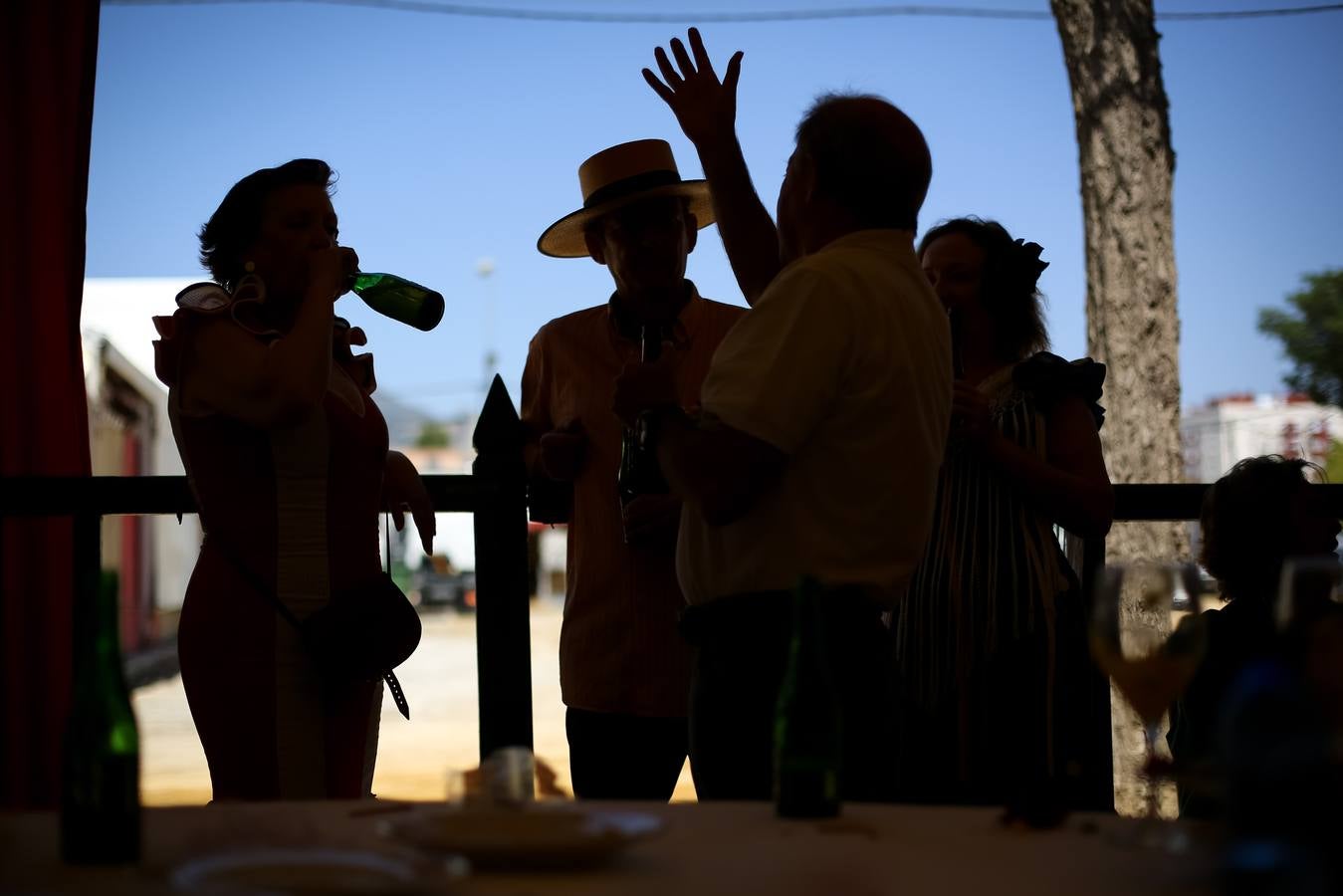 Ambiente del lunes en el Corpus