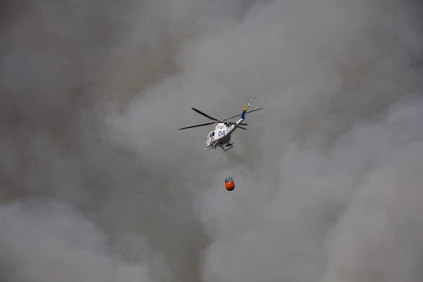 Las imágenes del incendio en el barranco de San Jerónimo
