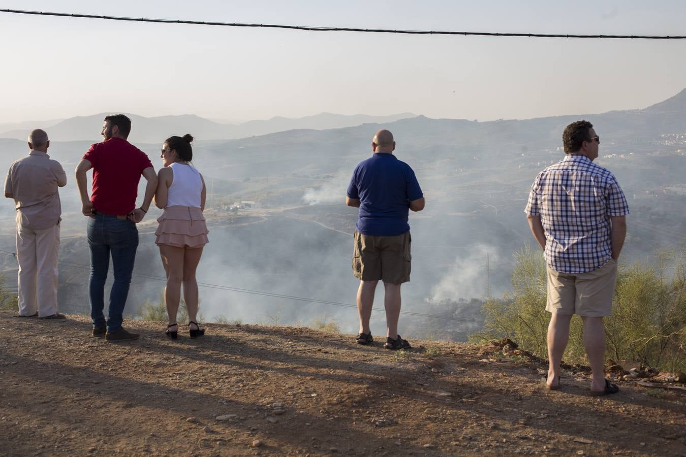 Las imágenes del incendio en el barranco de San Jerónimo