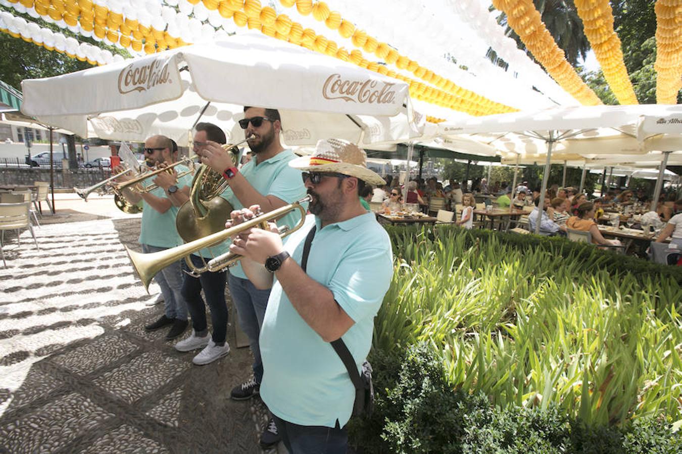 Ambiente en Las Titas en el miércoles de Corpus