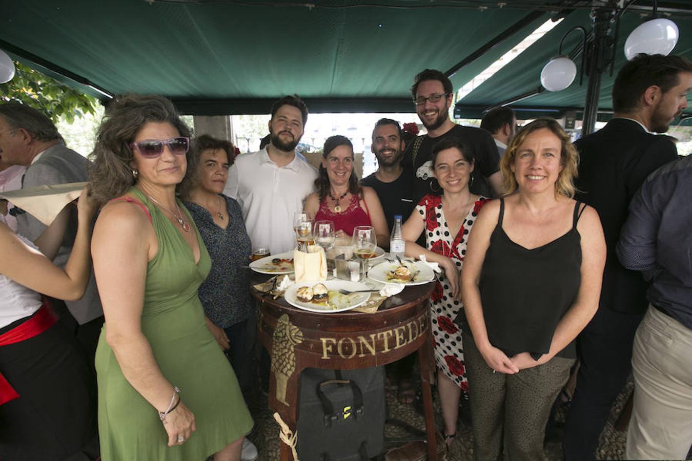 Ambiente en Las Titas en el miércoles de Corpus
