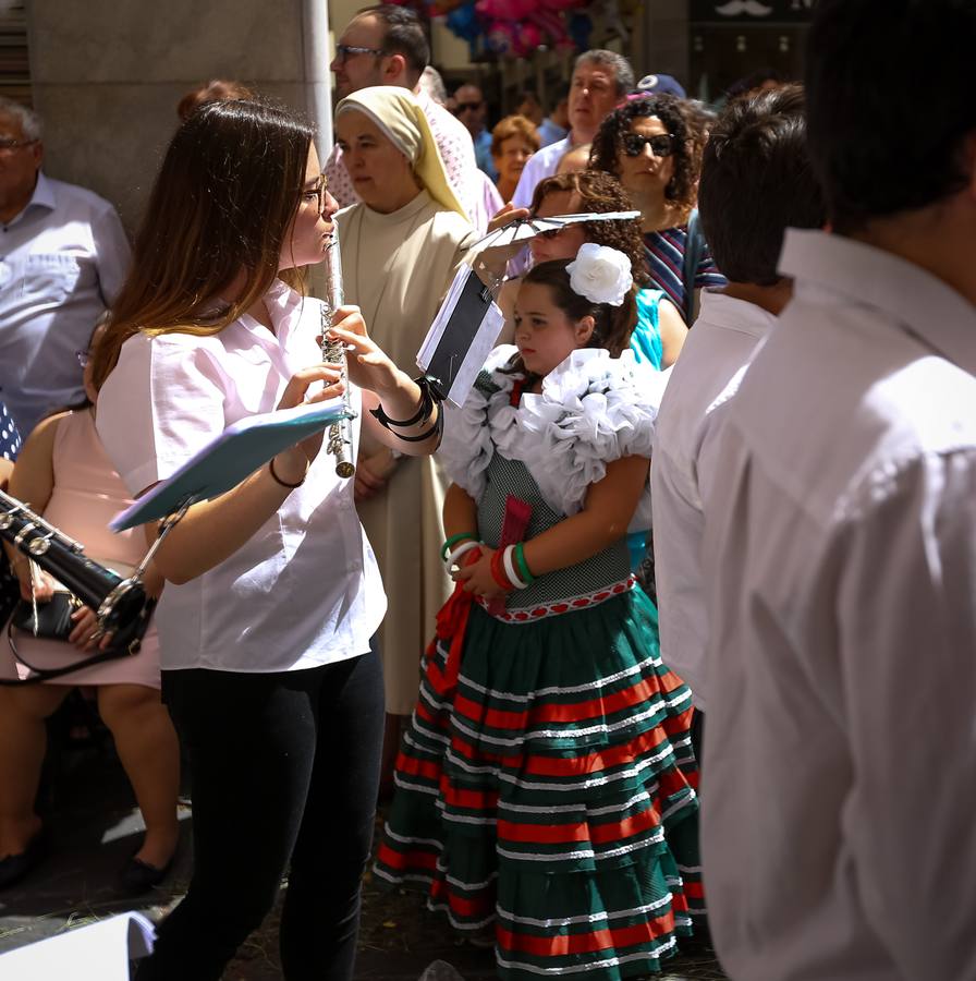Ambiente durante la procesión del Corpus