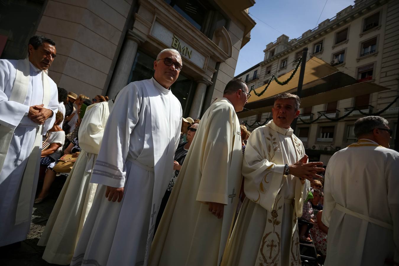 Ambiente durante la procesión del Corpus