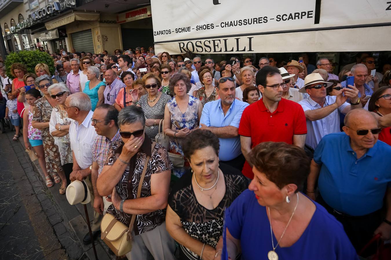 Ambiente durante la procesión del Corpus