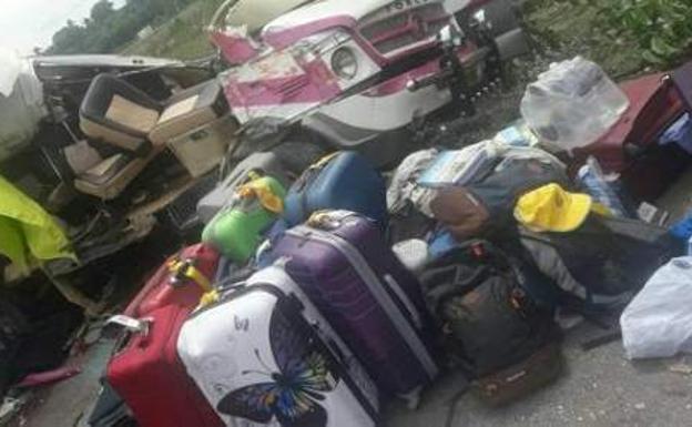 Imagen del lugar del accidente. 