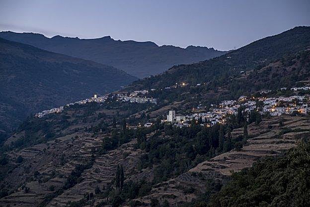 El espectáculo del barranco del Poqueira