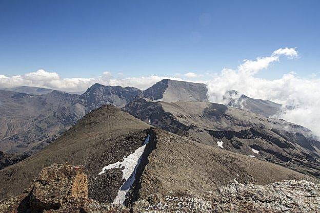 El espectáculo de los tajos del Veleta