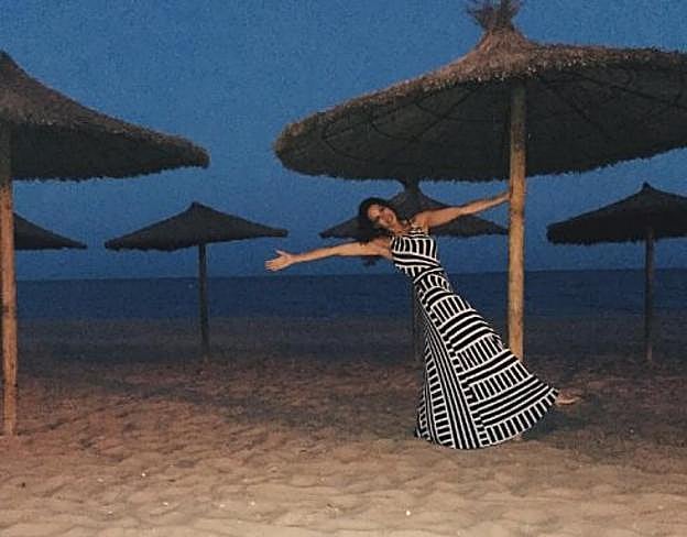 Instantánea colgada por la presentadora en sus redes sociales el martes.