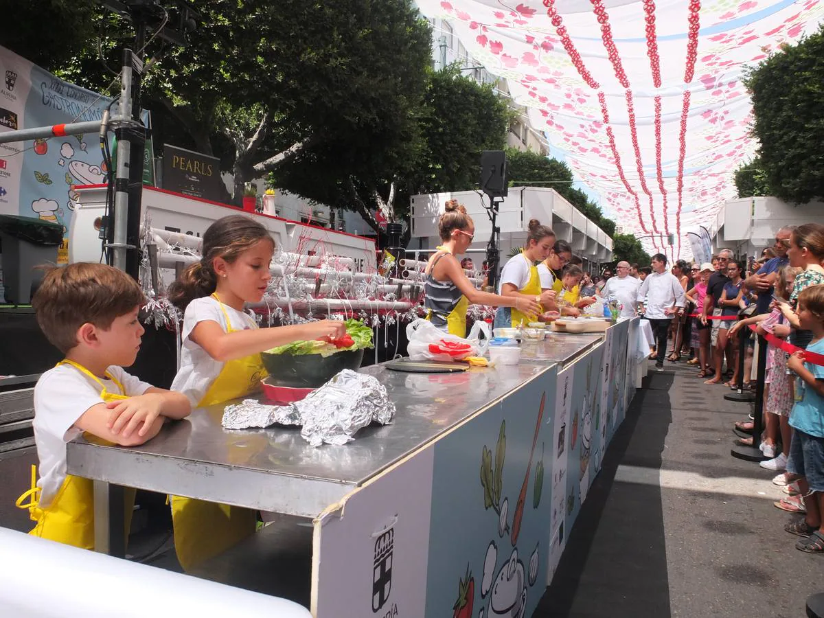 El 'tramo infantil' y el 'tramo gastronómico' se unen para dar a conocer a los chefs del futuro