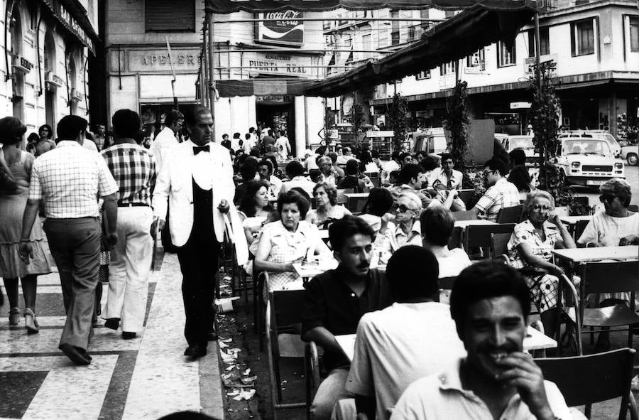 La terraza del Suizo era una de las favoritas de los granadinos 