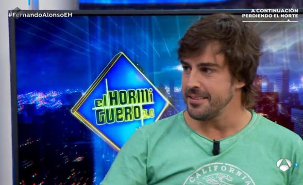 El curioso selfie de Alonso en 'El Hormiguero' que podría aclarar su futuro