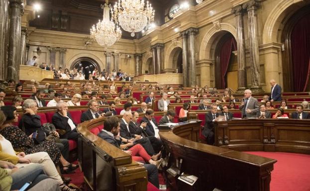 Parlamento de Cataluña.