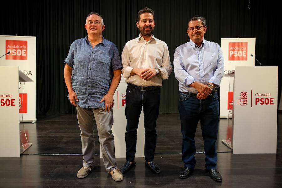 Noel López, José María Rueda y José Entrena, han participado esta tarde en un debate donde han expuesto las líneas estratégicas