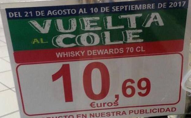 El curioso cartel de la vuelta al cole que ha tenido que se retirado