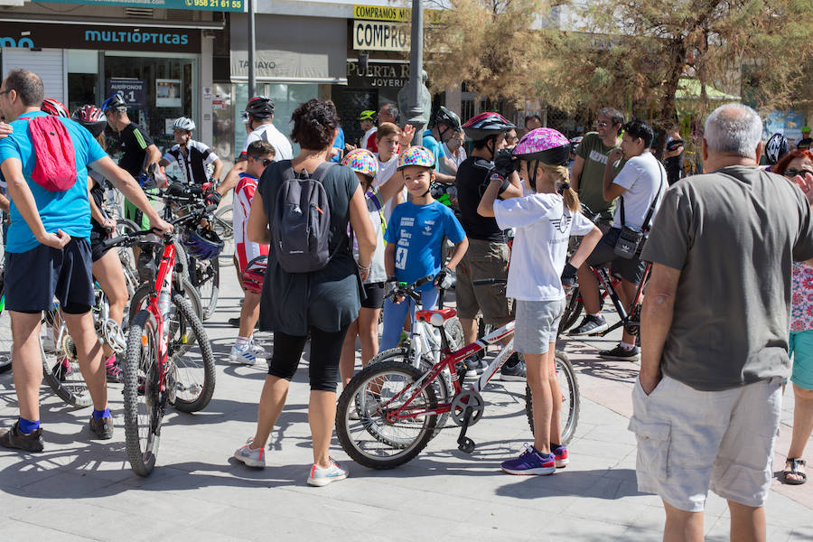 El pelotón salío a las 12.30 horas de la Fuente de las Batallas 