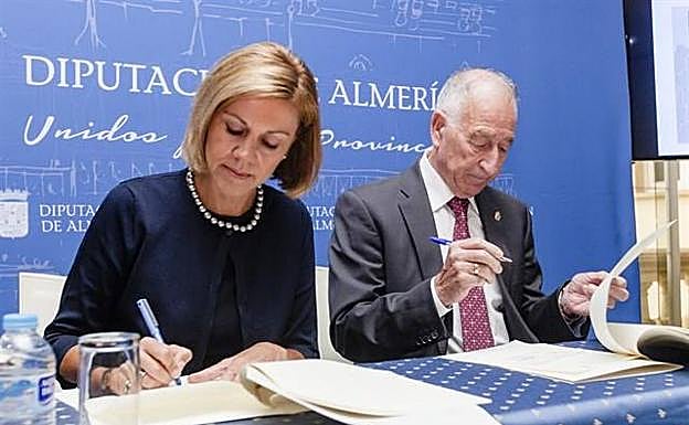 El Ministerio de Defensa y la Diputación invertirán 400.000 euros en la mejora de la Base Militar de Viator