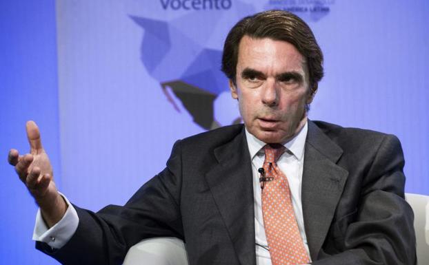 El expresidente del Gobierno José María Aznar.