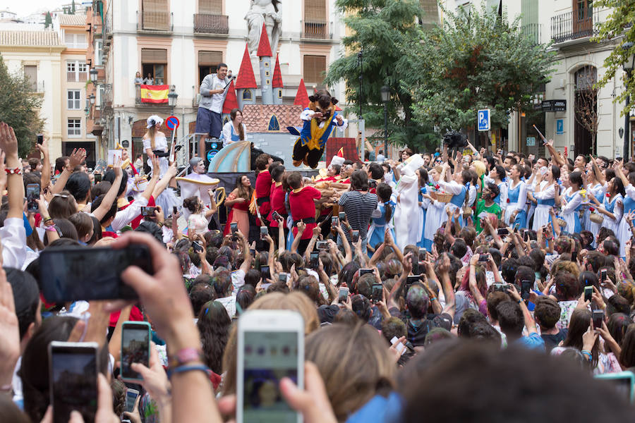 Las mejores imágenes de una divertida mañana entre novatos y veteranos al más puro estilo Disney