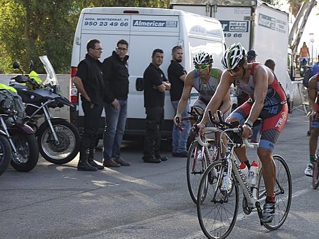 Segunda parte de la prueba, tramo en bicicleta.