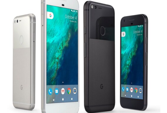 Imagen principal - Arriba, Google Pixel 2XL. A la izquierda, Samsung Note 8. A la derecha, Huawei Mate 10.