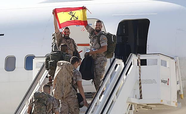 Legionarios parten a Irak para formar tropas contra el yihadismo