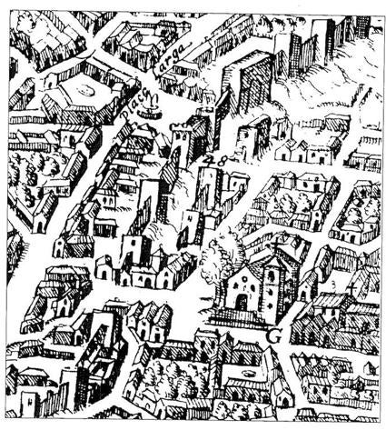 La puerta en la plataforma de Vico 