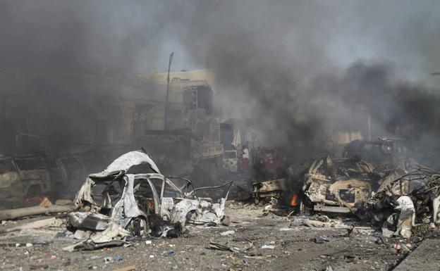 El atentado del Estado Islámico en Mogadiscio dejó 385 muertos.
