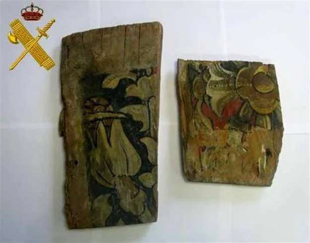 Recuperan en Bailén fragmentos del artesonado del siglo XV de una iglesia de Valladolid sacados a subasta