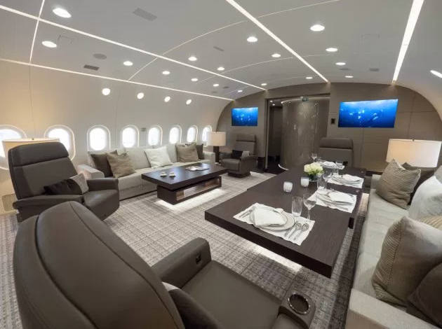 Las espectaculares fotos del avión más lujoso del mundo