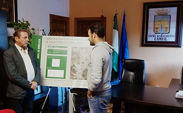 Comienza el acondicionamiento de la red de saneamiento de Cambil