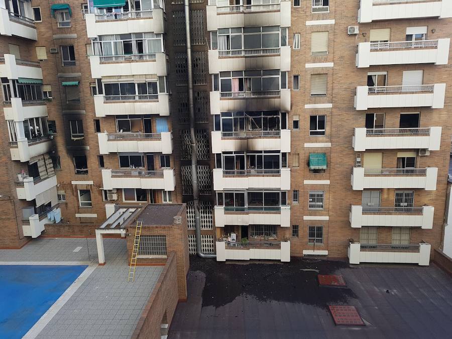 Una persona fallecida y 24 heridas tras este fuego en un edificio