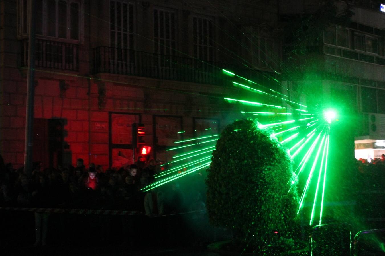 La ciudad celebró anoche su tradicional encendido