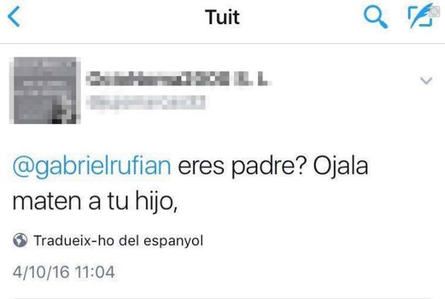 Este fue el primer tuit que se investigó.