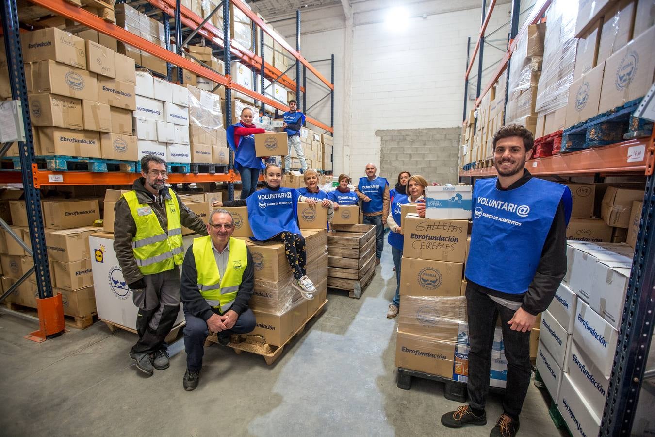 El Banco de Alimentos de Granada logra miles y miles de kilos de comida en la 'quinta gran recogida' de diciembre