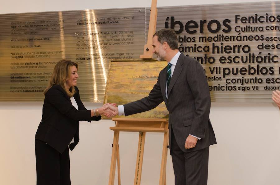 El Rey Felipe VI, ha inaugurado el Museo Íbero de Jaén