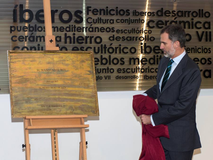El Rey Felipe VI, ha inaugurado el Museo Íbero de Jaén