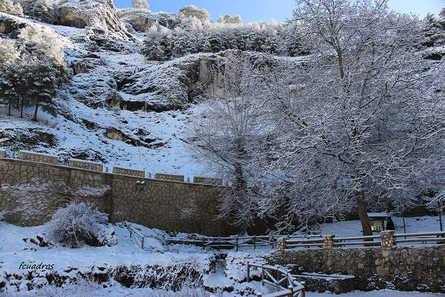 El nacimiento del río Segura y el entorno de Pontones, nevados