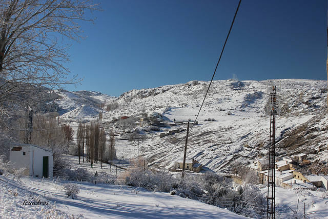 El nacimiento del río Segura y el entorno de Pontones, nevados