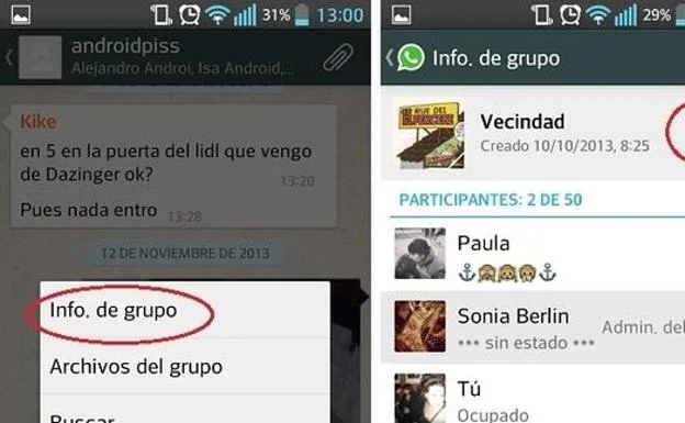 Así puedes irte de un grupo de Whatsapp sin que nadie se entere