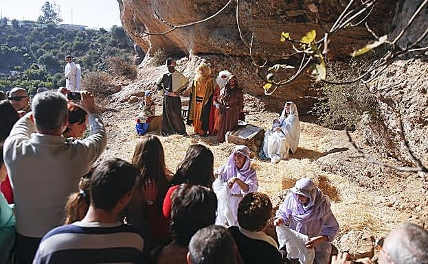 El belén se había convertido en una gran atracción 