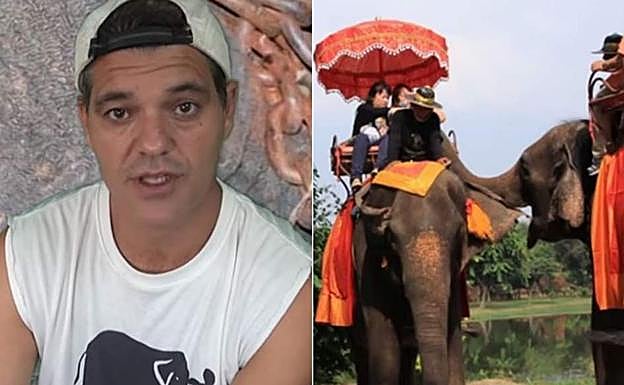 El peligro para Frank Cuesta al denunciar el horror tras el turismo de elefantes en Tailandia
